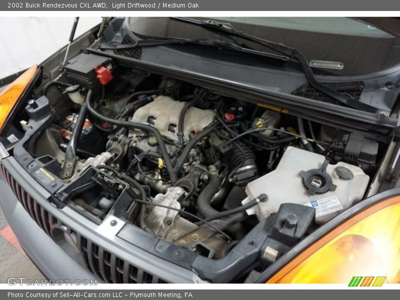 Light Driftwood / Medium Oak 2002 Buick Rendezvous CXL AWD