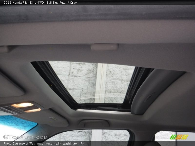 Bali Blue Pearl / Gray 2012 Honda Pilot EX-L 4WD