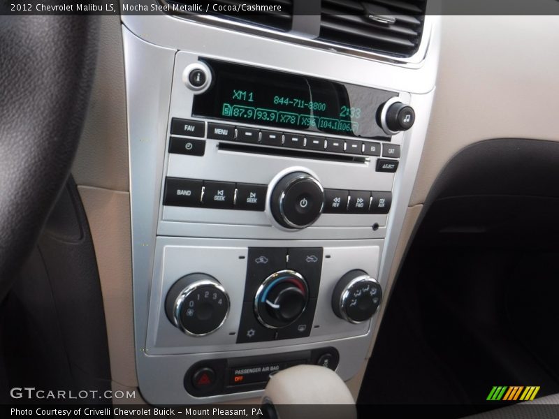 Mocha Steel Metallic / Cocoa/Cashmere 2012 Chevrolet Malibu LS