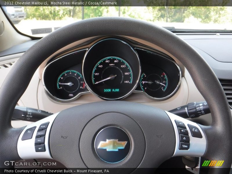 Mocha Steel Metallic / Cocoa/Cashmere 2012 Chevrolet Malibu LS