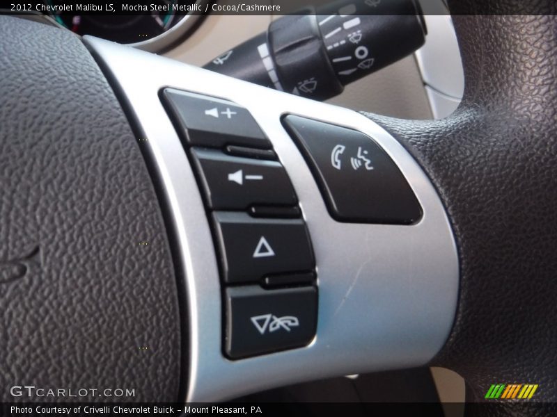 Mocha Steel Metallic / Cocoa/Cashmere 2012 Chevrolet Malibu LS