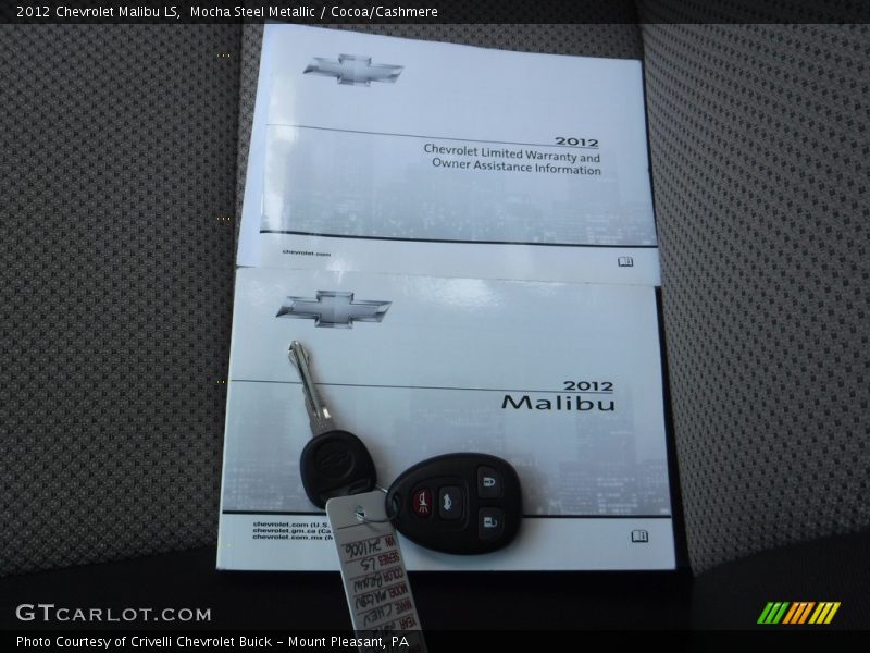 Mocha Steel Metallic / Cocoa/Cashmere 2012 Chevrolet Malibu LS