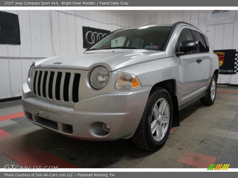 Bright Silver Metallic / Pastel Slate Gray 2007 Jeep Compass Sport 4x4
