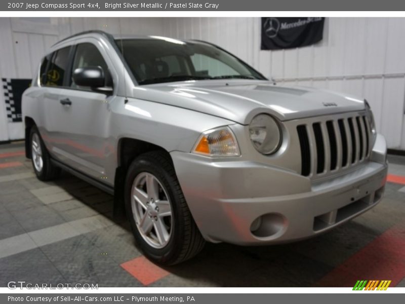 Bright Silver Metallic / Pastel Slate Gray 2007 Jeep Compass Sport 4x4