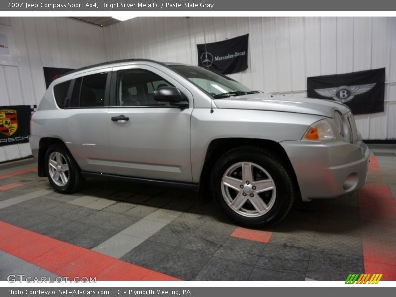 Bright Silver Metallic / Pastel Slate Gray 2007 Jeep Compass Sport 4x4