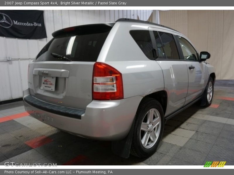 Bright Silver Metallic / Pastel Slate Gray 2007 Jeep Compass Sport 4x4