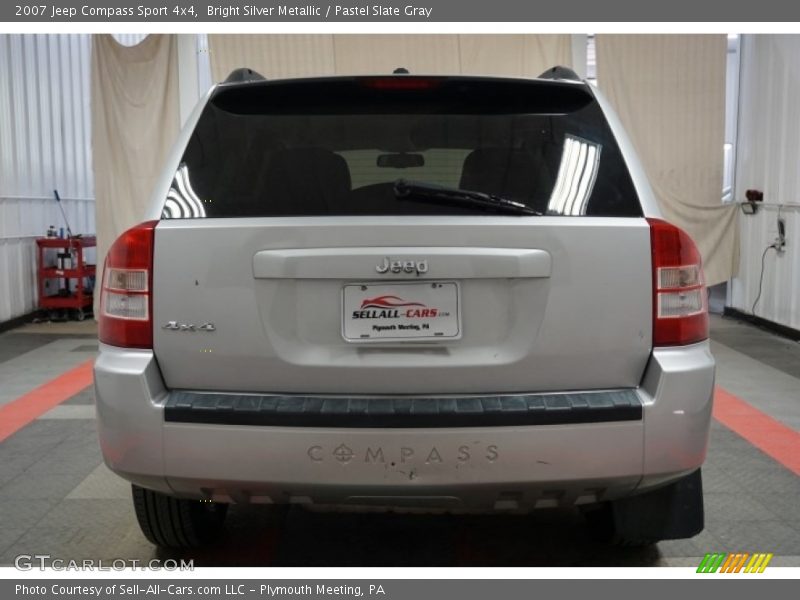 Bright Silver Metallic / Pastel Slate Gray 2007 Jeep Compass Sport 4x4