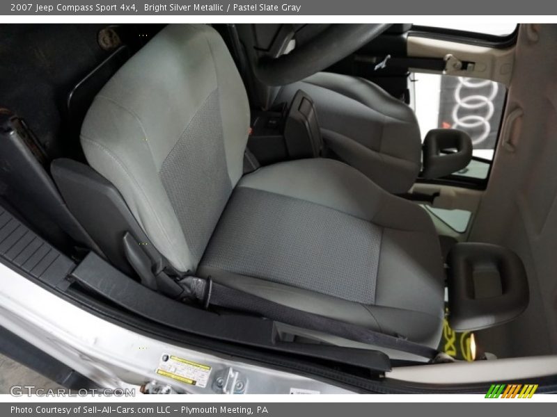 Bright Silver Metallic / Pastel Slate Gray 2007 Jeep Compass Sport 4x4