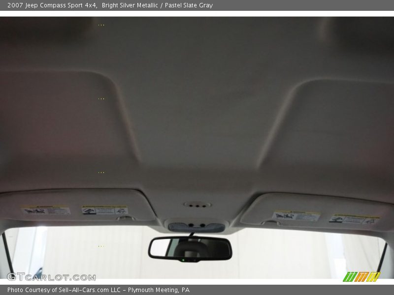 Bright Silver Metallic / Pastel Slate Gray 2007 Jeep Compass Sport 4x4