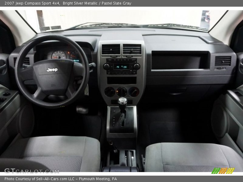 Bright Silver Metallic / Pastel Slate Gray 2007 Jeep Compass Sport 4x4