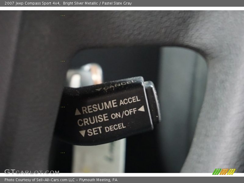 Bright Silver Metallic / Pastel Slate Gray 2007 Jeep Compass Sport 4x4
