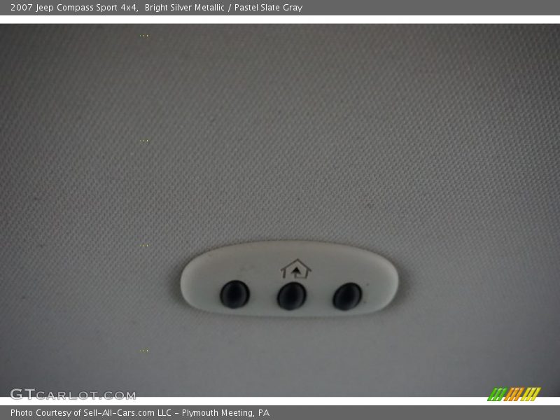 Bright Silver Metallic / Pastel Slate Gray 2007 Jeep Compass Sport 4x4