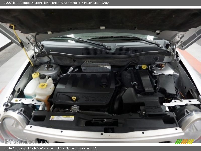 Bright Silver Metallic / Pastel Slate Gray 2007 Jeep Compass Sport 4x4