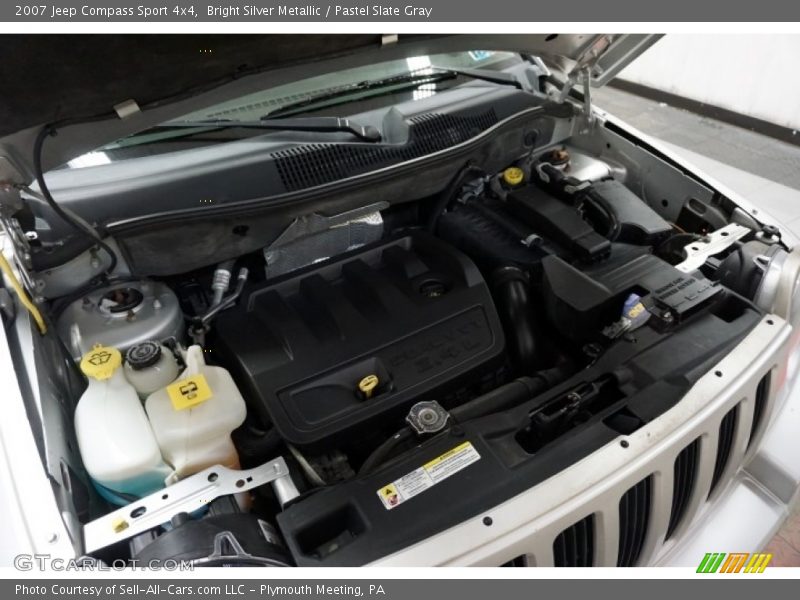 Bright Silver Metallic / Pastel Slate Gray 2007 Jeep Compass Sport 4x4