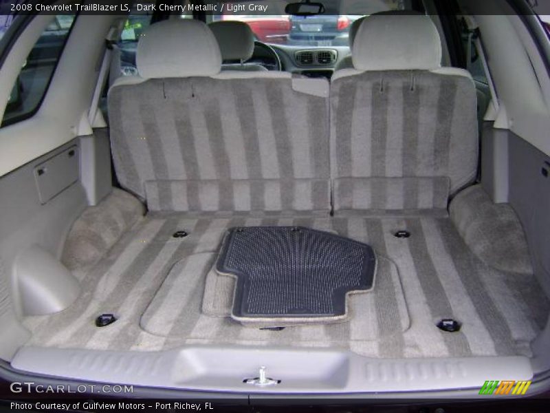 Dark Cherry Metallic / Light Gray 2008 Chevrolet TrailBlazer LS