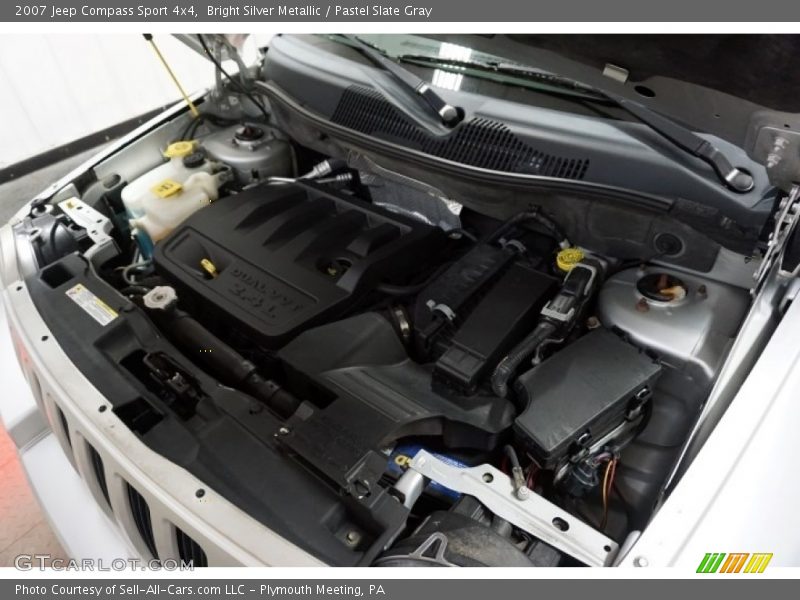 Bright Silver Metallic / Pastel Slate Gray 2007 Jeep Compass Sport 4x4