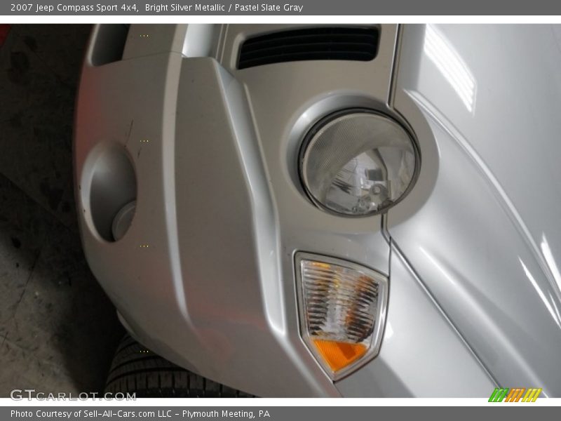 Bright Silver Metallic / Pastel Slate Gray 2007 Jeep Compass Sport 4x4