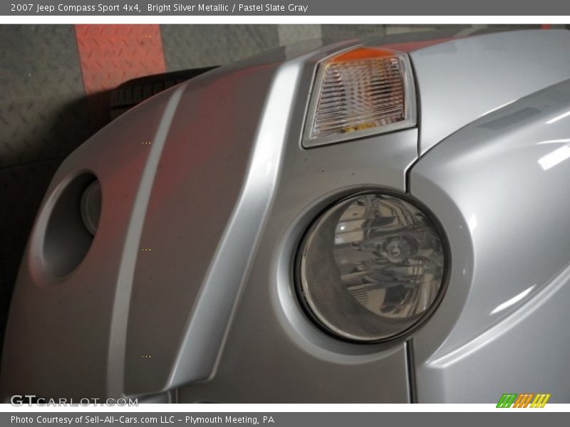 Bright Silver Metallic / Pastel Slate Gray 2007 Jeep Compass Sport 4x4