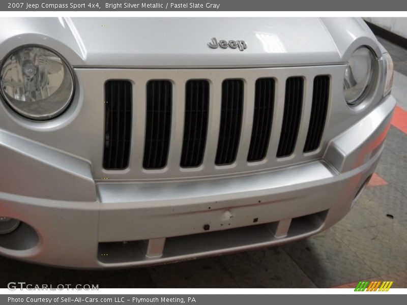 Bright Silver Metallic / Pastel Slate Gray 2007 Jeep Compass Sport 4x4