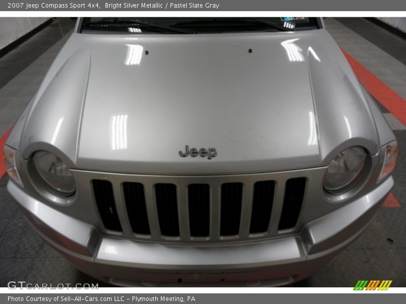 Bright Silver Metallic / Pastel Slate Gray 2007 Jeep Compass Sport 4x4