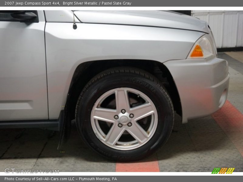 Bright Silver Metallic / Pastel Slate Gray 2007 Jeep Compass Sport 4x4