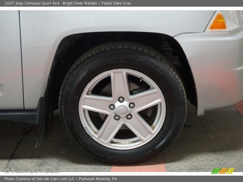 Bright Silver Metallic / Pastel Slate Gray 2007 Jeep Compass Sport 4x4