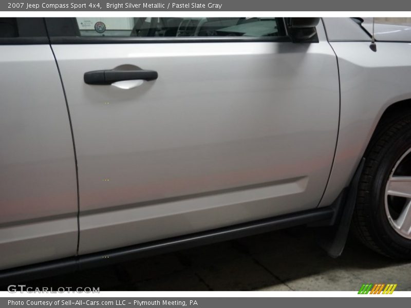 Bright Silver Metallic / Pastel Slate Gray 2007 Jeep Compass Sport 4x4