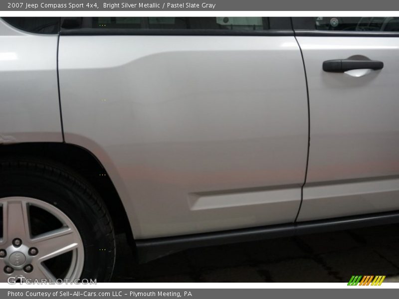 Bright Silver Metallic / Pastel Slate Gray 2007 Jeep Compass Sport 4x4