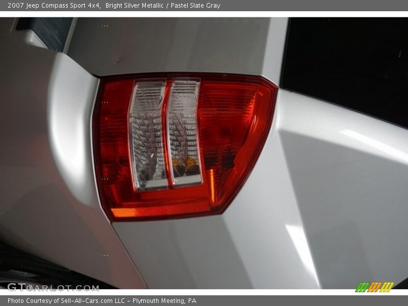Bright Silver Metallic / Pastel Slate Gray 2007 Jeep Compass Sport 4x4