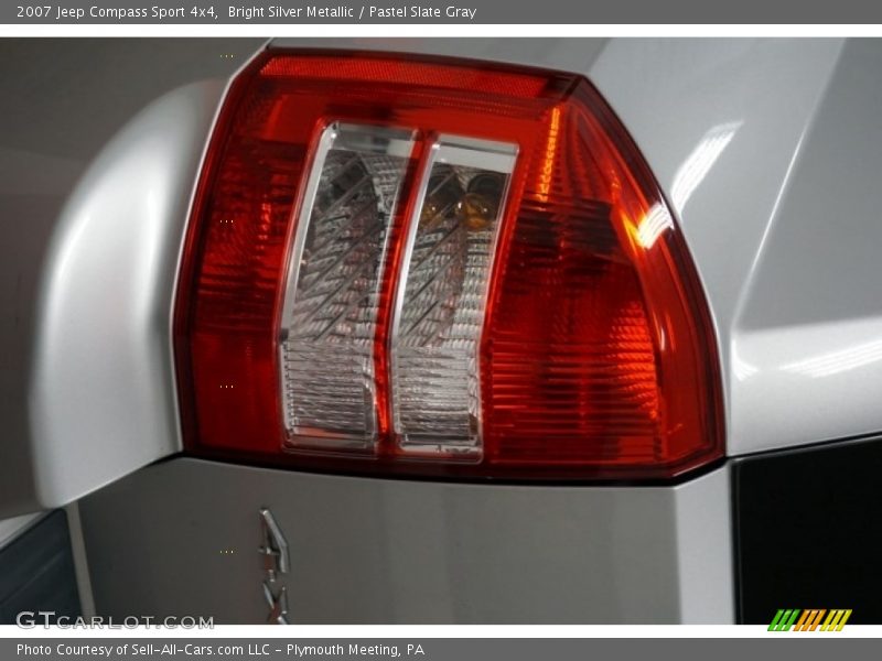 Bright Silver Metallic / Pastel Slate Gray 2007 Jeep Compass Sport 4x4