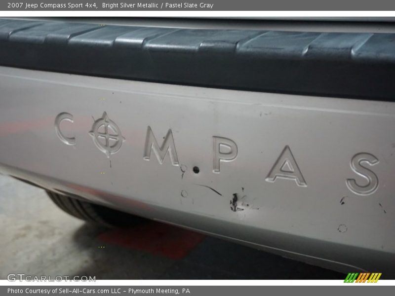 Bright Silver Metallic / Pastel Slate Gray 2007 Jeep Compass Sport 4x4
