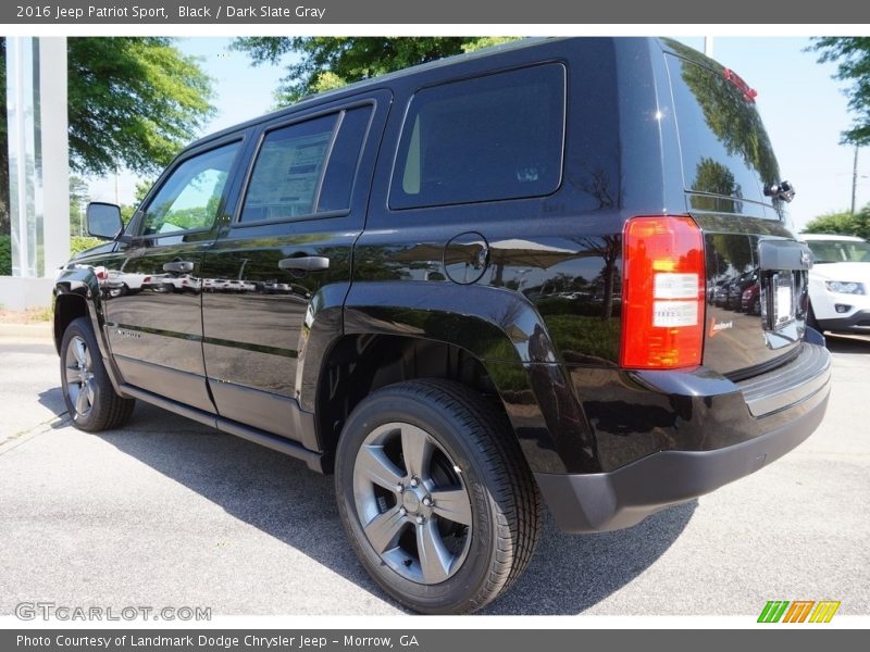 Black / Dark Slate Gray 2016 Jeep Patriot Sport