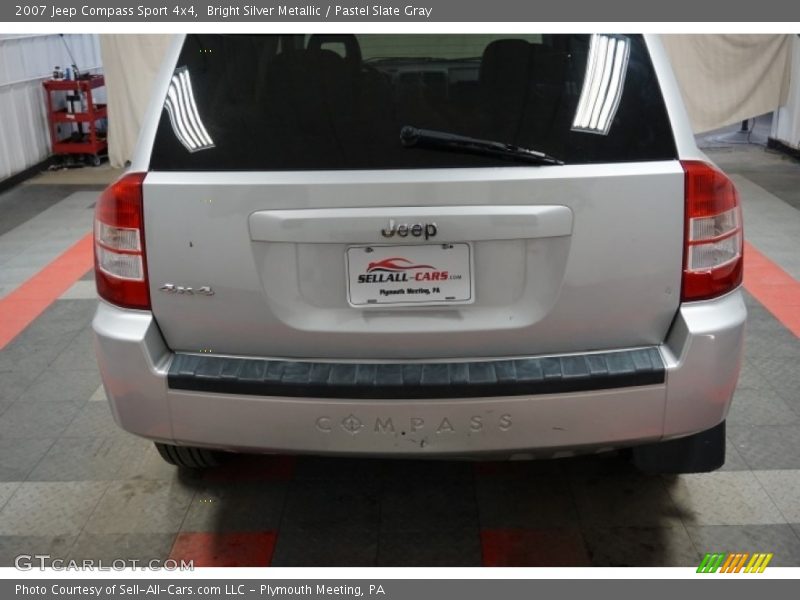 Bright Silver Metallic / Pastel Slate Gray 2007 Jeep Compass Sport 4x4