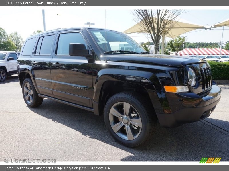 Black / Dark Slate Gray 2016 Jeep Patriot Sport