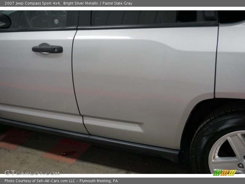 Bright Silver Metallic / Pastel Slate Gray 2007 Jeep Compass Sport 4x4