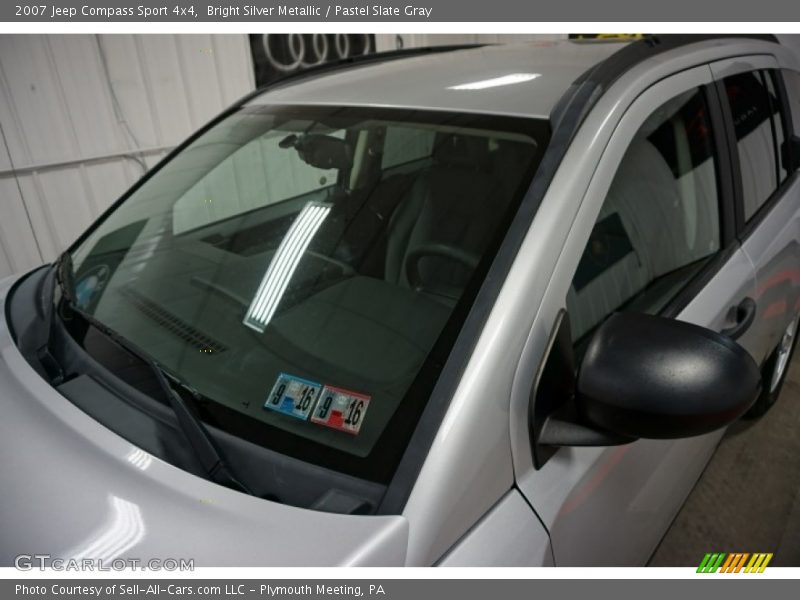 Bright Silver Metallic / Pastel Slate Gray 2007 Jeep Compass Sport 4x4