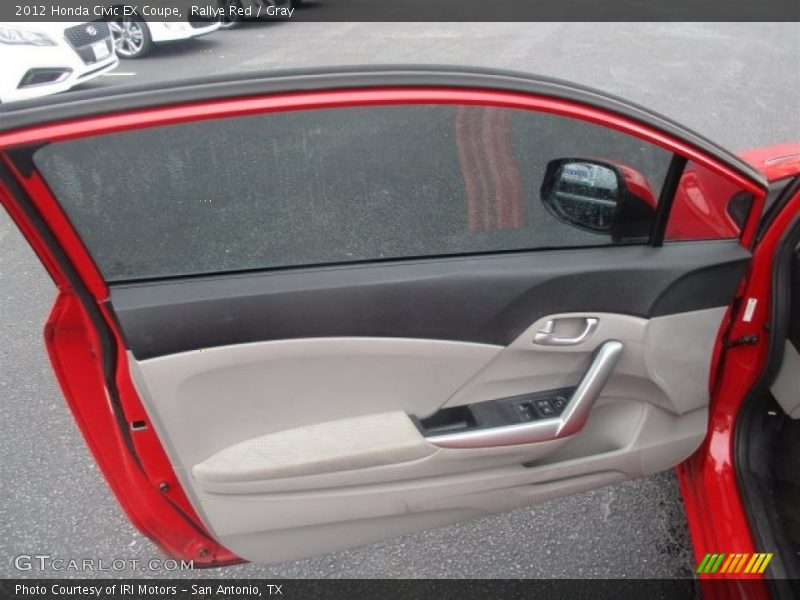 Rallye Red / Gray 2012 Honda Civic EX Coupe