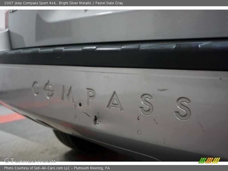 Bright Silver Metallic / Pastel Slate Gray 2007 Jeep Compass Sport 4x4