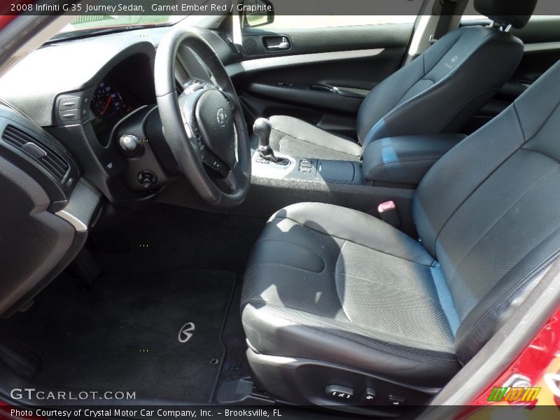 Garnet Ember Red / Graphite 2008 Infiniti G 35 Journey Sedan