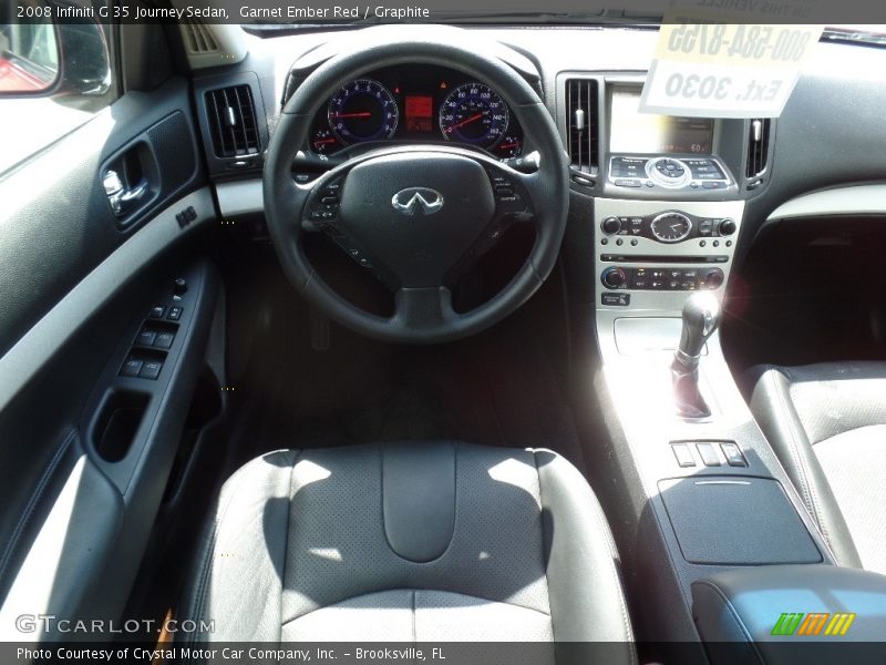 Garnet Ember Red / Graphite 2008 Infiniti G 35 Journey Sedan