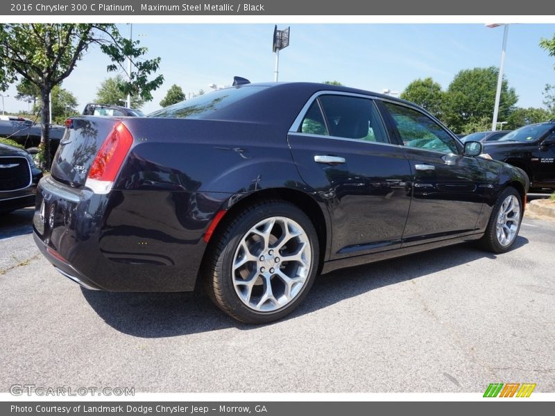 Maximum Steel Metallic / Black 2016 Chrysler 300 C Platinum