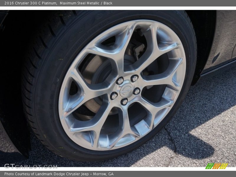 Maximum Steel Metallic / Black 2016 Chrysler 300 C Platinum