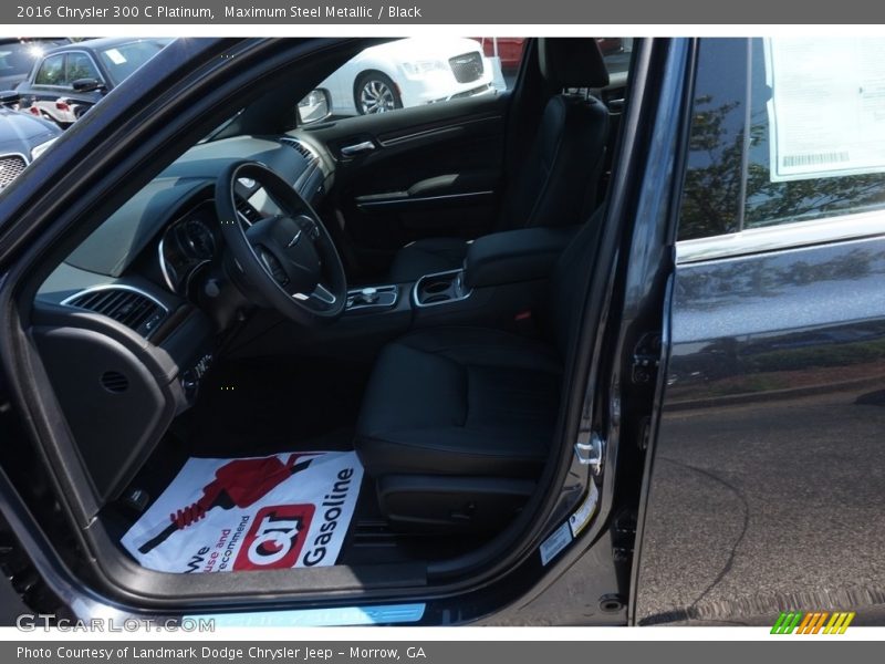 Maximum Steel Metallic / Black 2016 Chrysler 300 C Platinum
