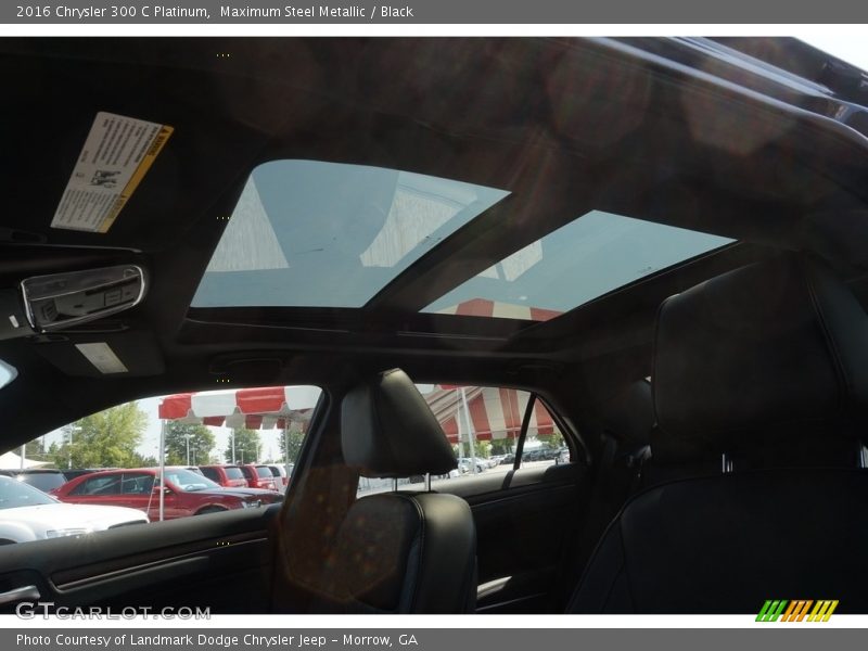 Maximum Steel Metallic / Black 2016 Chrysler 300 C Platinum