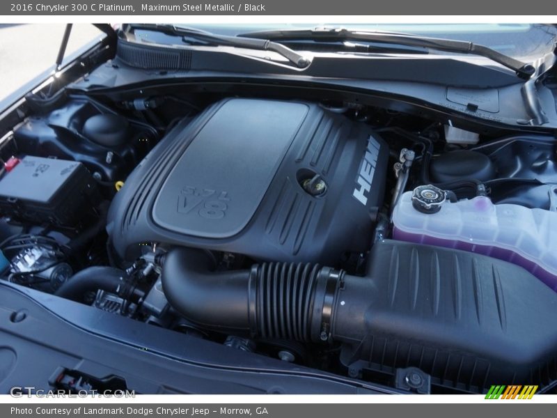 Maximum Steel Metallic / Black 2016 Chrysler 300 C Platinum