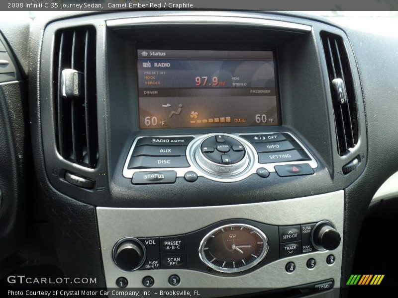 Garnet Ember Red / Graphite 2008 Infiniti G 35 Journey Sedan
