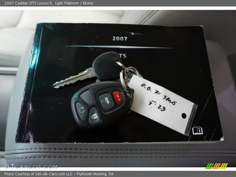 Light Platinum / Ebony 2007 Cadillac DTS Luxury II