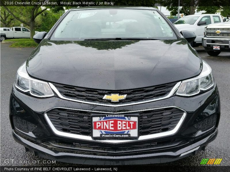 Mosaic Black Metallic / Jet Black 2016 Chevrolet Cruze LS Sedan