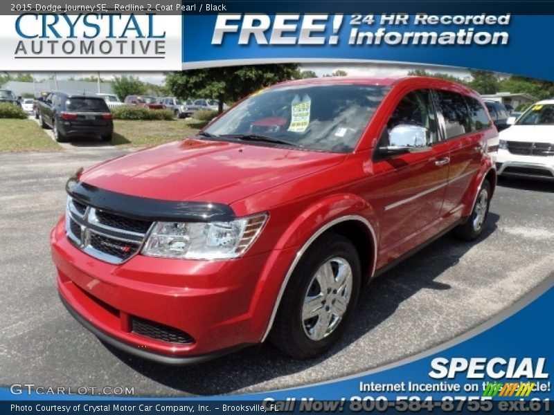 Redline 2 Coat Pearl / Black 2015 Dodge Journey SE