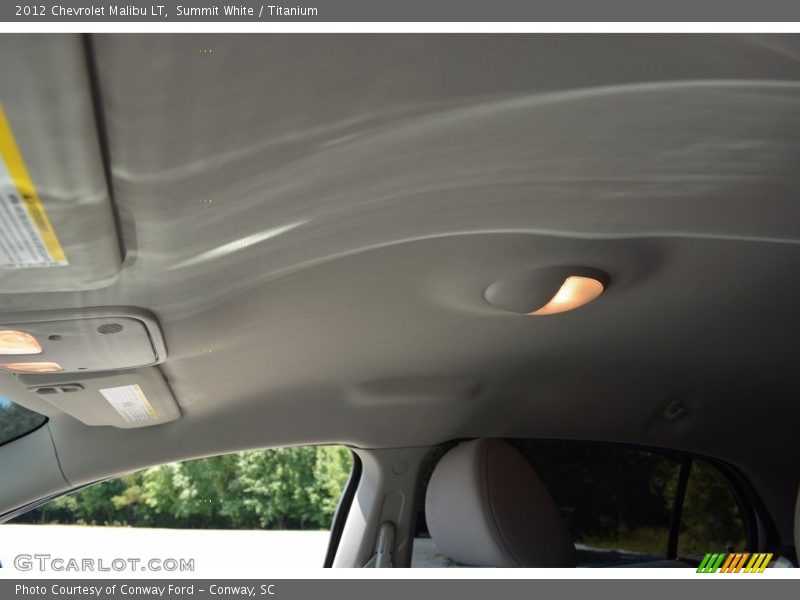 Summit White / Titanium 2012 Chevrolet Malibu LT